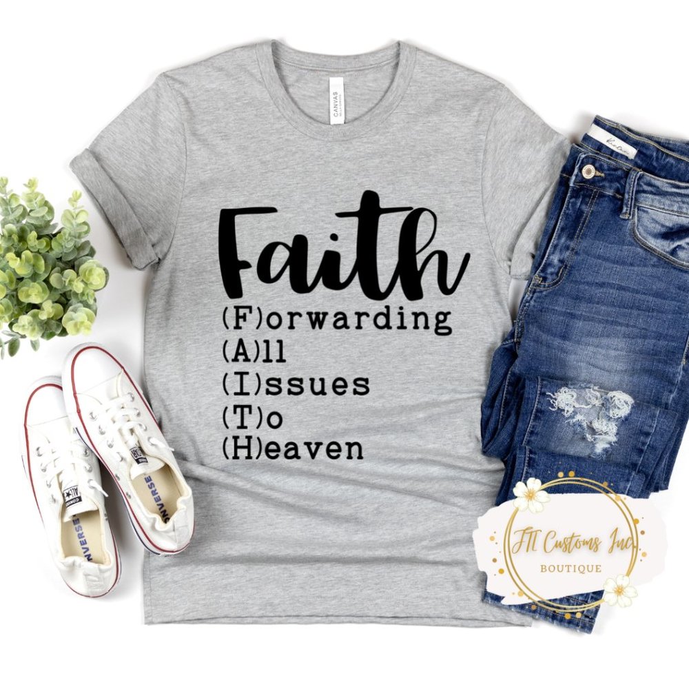 F.A.I.T.H Message Tee - Picture 2 of 5